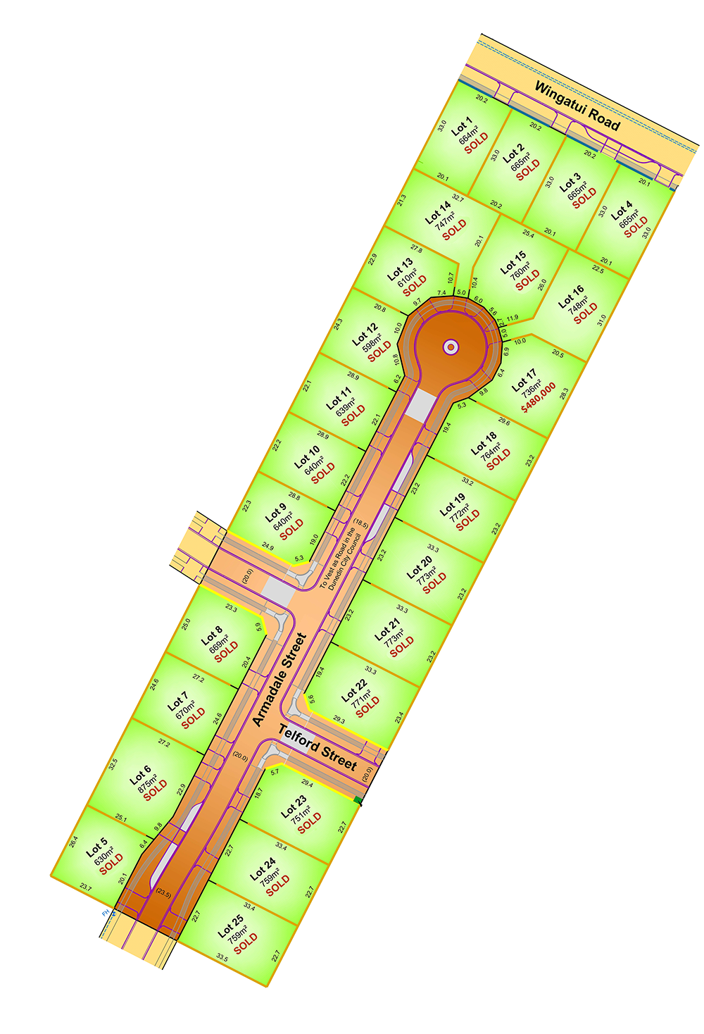 Full Highland Park Map